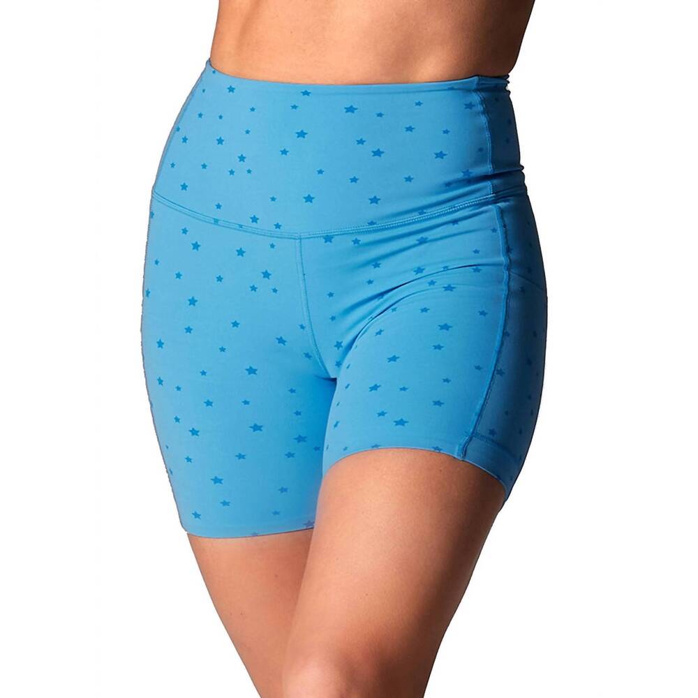 NEW TAVI slash & dash biker shorts in ocean stars
